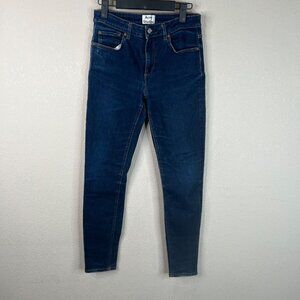 Acne Studios Skin Skinny Jeans 29 32 Dark Blue Italy‎ Denim